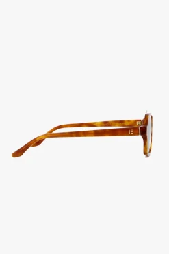 Isle of Eden Lola Honey Torte Aviator Sunglasses