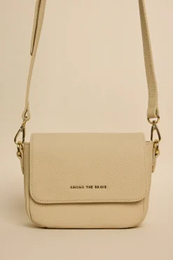 Among the Brave London Shell Leather Small Crossbody Bag
