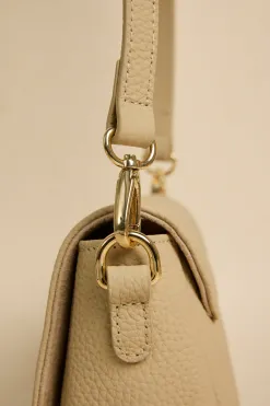 Among the Brave London Shell Leather Small Crossbody Bag