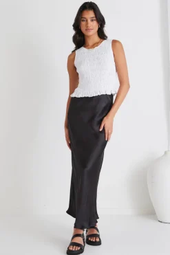 Ivy + Jack Lonely Ivory Linen Sleeveless Shell Top