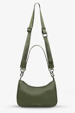 Status Anxiety Look Both Ways Khaki Crossbody Bag