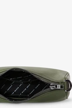 Status Anxiety Look Both Ways Khaki Crossbody Bag