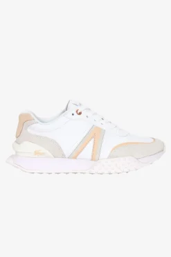LaCoste L-Spin Deluxe 224 3 Sfa White Light Pink Sneaker