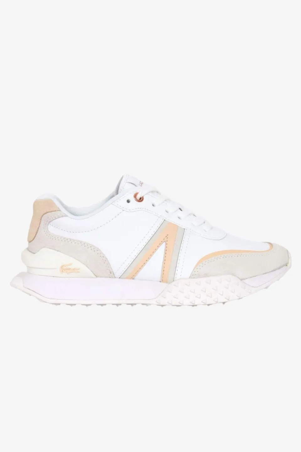 LaCoste L-Spin Deluxe 224 3 Sfa White Light Pink Sneaker