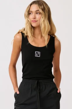 Cartel u0026 Willow Luna Logo Black Tank