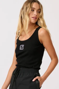 Cartel u0026 Willow Luna Logo Black Tank