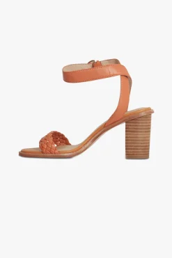 Nude Makena Leather Braided Heel