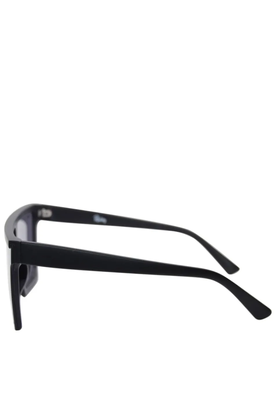 Reality Eyewear Malibu Oversized Flat Top Square Black Sunglasses