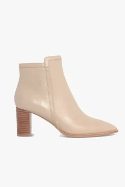 Nude Marlee Mid Heel Bone Ankle Boot