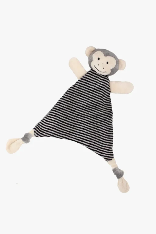 Kids Lily + George Mateo Grey Stripe Spider Monkey Comforter