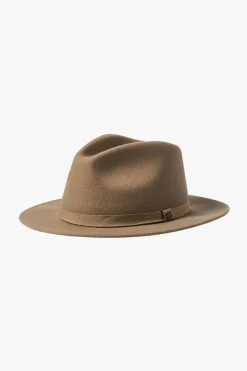 Brixton Messer Sand Wool Felt Fedora Hat