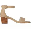 Nude Mickee Leather Ankle Strap Heel
