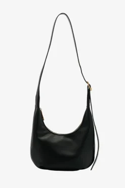 Brie Leon Mini Everyday Black Croissant Bag