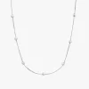 Ania Haie Modern Beaded Silver Necklace