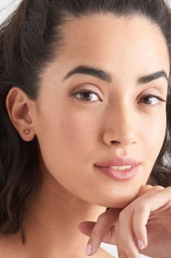 Ania Haie Modern Minimalism Small Gold Three Ball Stud Earrings