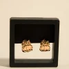 Queen of the Foxes Molten Drop Gold Earrings