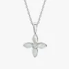 Murkani Mother of Pearl Clover Sterling Silver EOL Necklace