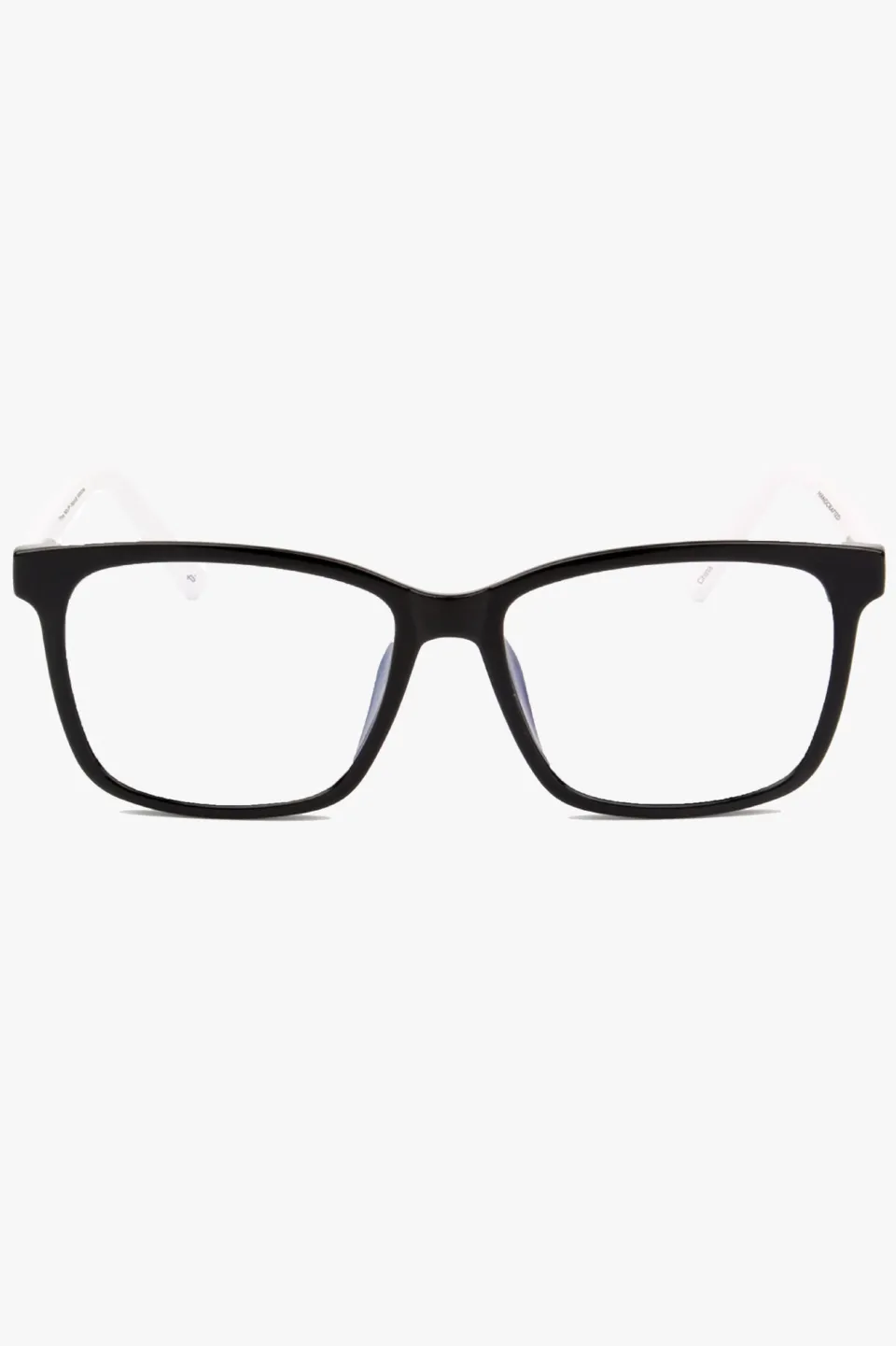 Prive Revaux MVP Square Black White Blue Light Glasses