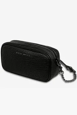 Status Anxiety New Normal Black Bubble Mini Cross Body with Chain