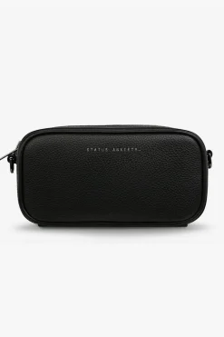Status Anxiety New Normal Black Matt Mini Cross Body with Chain