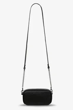 Status Anxiety New Normal Black Matt Mini Cross Body with Chain