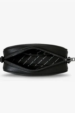Status Anxiety New Normal Black Matt Mini Cross Body with Chain