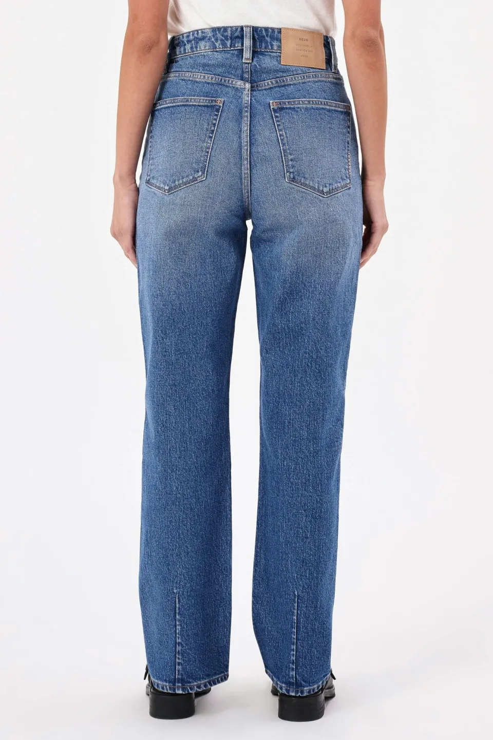 Neuw Nico Mid Vintage Indigo Straight Ode Jean
