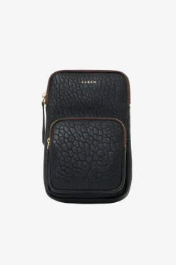 Saben Nikko Black Bubble Pocket Phone Sling
