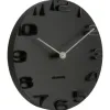 Karlsson On The Edge Black 42cm Wall Clock
