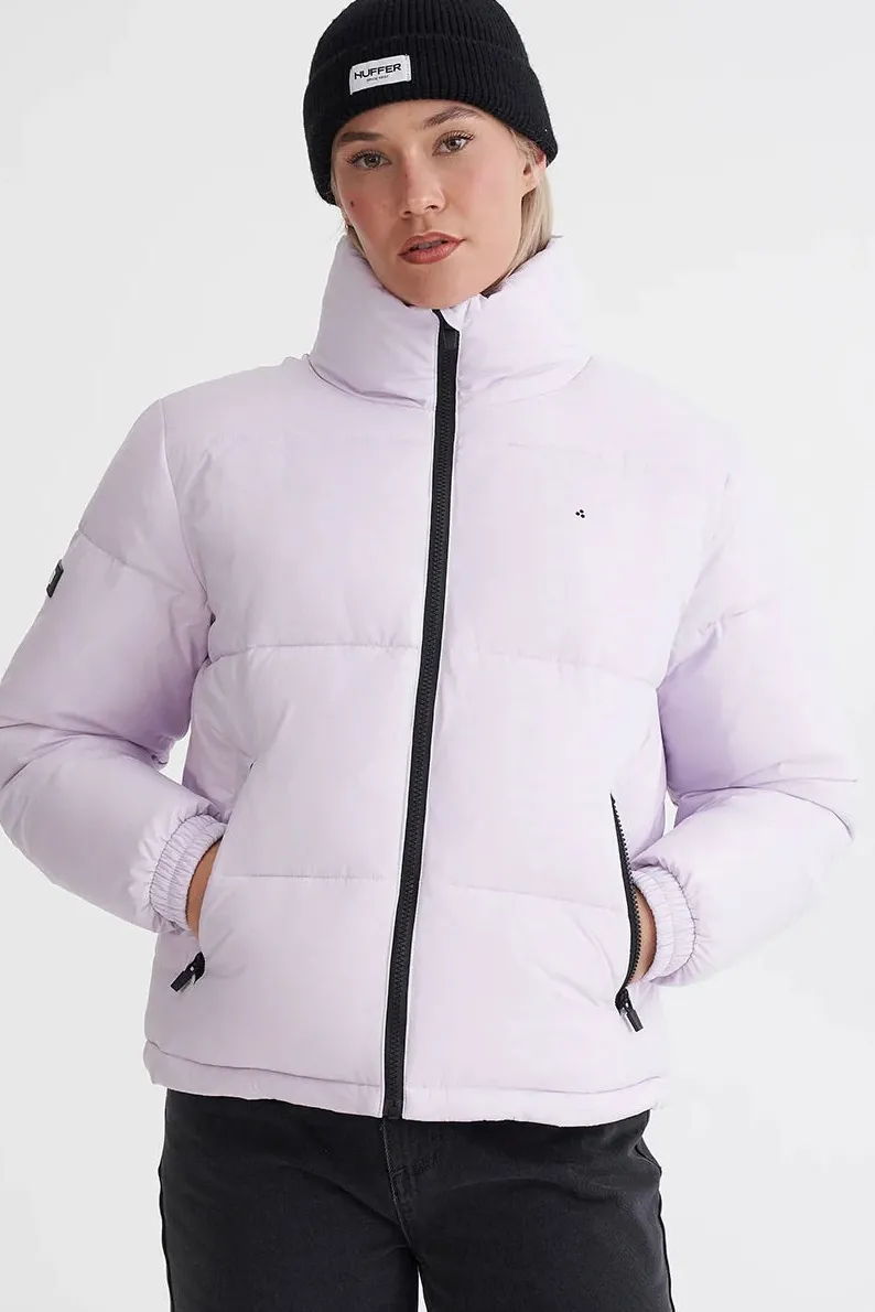 Huffer Orchid Box Puffer Jacket