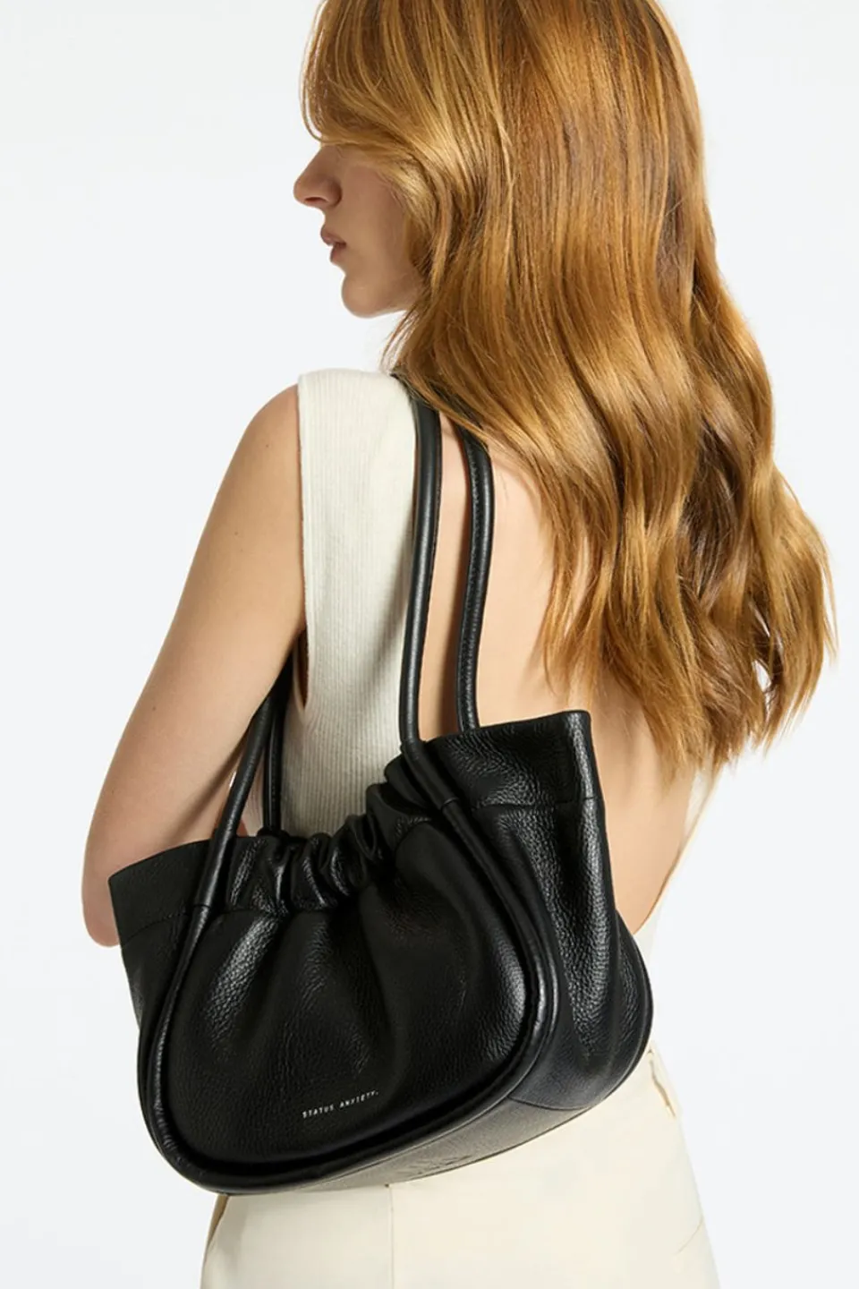 Status Anxiety Ordinary Pleasures Black Shoulder Bag
