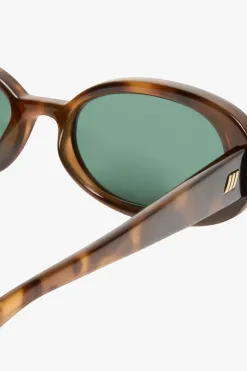 Le Specs Outta Love Oval Tort Sunglasses