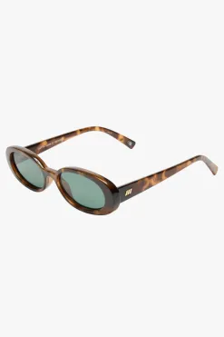 Le Specs Outta Love Oval Tort Sunglasses