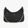 Peta + Jain Paloma Black Pebble Gold Vegan Leather Crossbody Bag