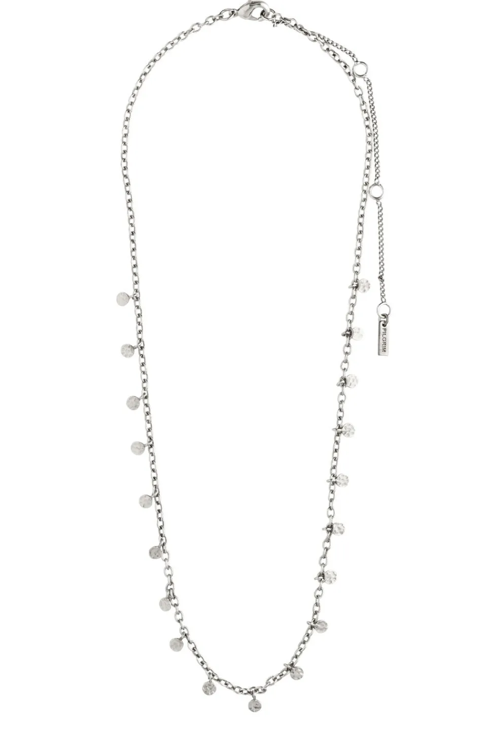 Pilgrim Panna Silver EOL Mini Multi Charm Necklace