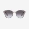 Le Specs Paramount Oatmeal Rounds Khaki Gradient Lens Sunglasses