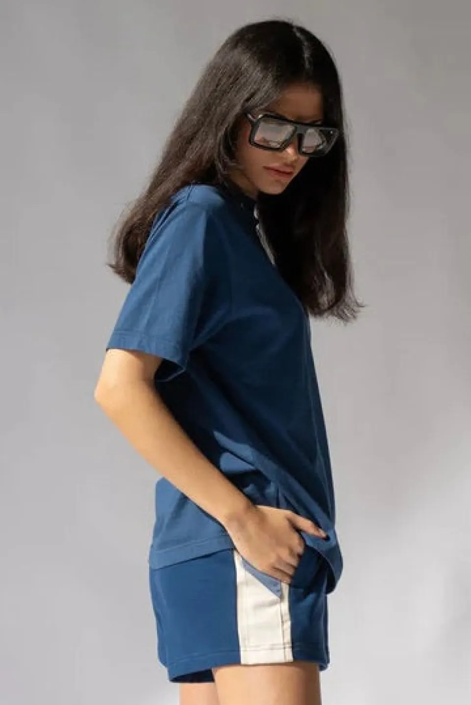 Araminta James Parisenne Oui Estate Blue Tee