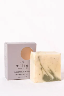 Milie Organics Patchouli Cedarwood Organic Soap