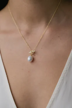Sophie Pearl Gold Thread EOL Necklace
