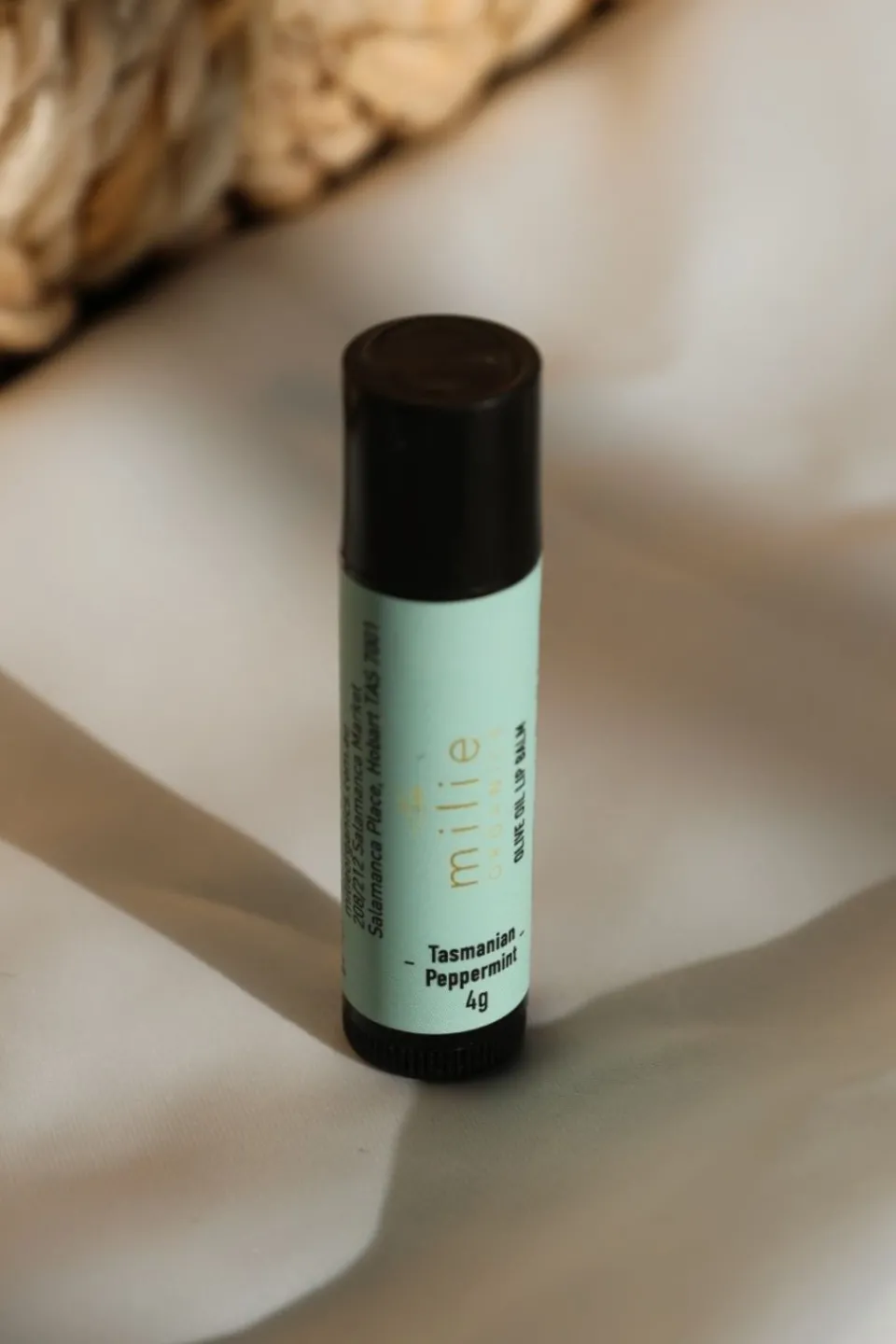 Milie Organics Peppermint Organic Olive Oil Lip Balm
