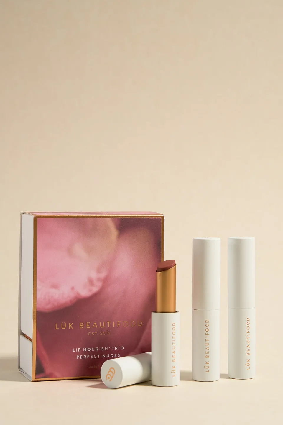 Luk Beautifood Perfect Nudes EOL Lip Nourish Trio