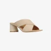 EOS Petora Nude Cross Leather Mule