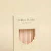 Willow u0026 Mae Pink Cocktail Short Reuseable Pk 4 Glass Drinking Straws