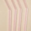 Willow u0026 Mae Pink Straight Reuseable Pk 4 Glass Drinking Straws