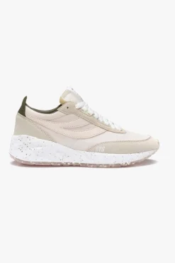 Superga 4089 Pink 9TS Slim Vegan Leather Trainers
