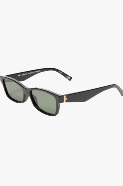 Le Specs Plateaux BlackRectangle Khaki Mono Lens Sustain Sunglasses