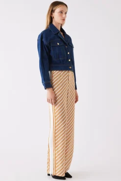 Esmaee Podium Indigo Denim Jacket