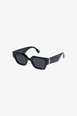 Le Specs Polyblock Black Smoke Mono Lens Sunglasses