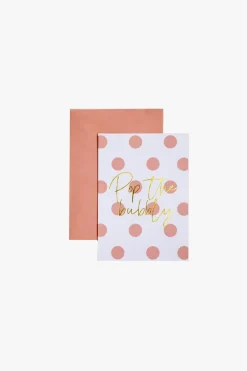 Papier HQ Pop the Bubbly White Spot Greeting Card