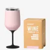 Huski Powder Pink 2.0 Wine Tumbler with Stem